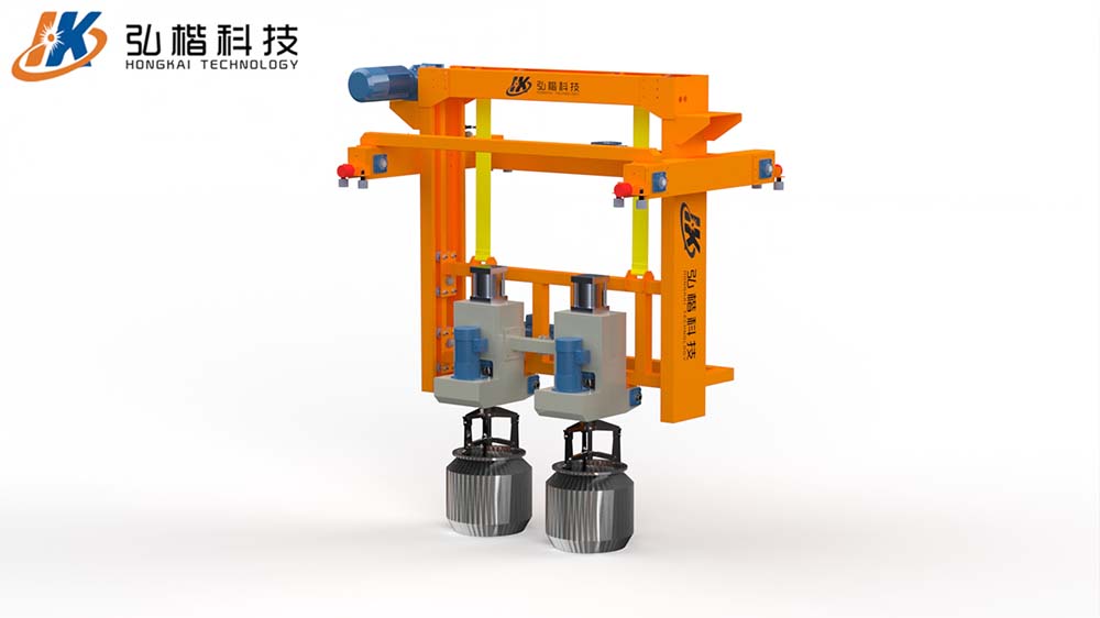Traveling crane for electroplating